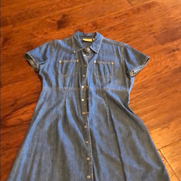 liz claiborne denim dress